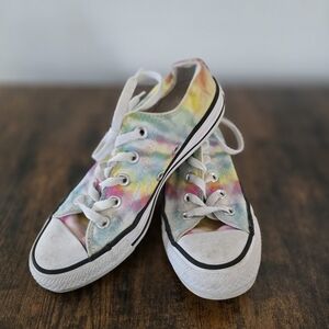 Converse CTAS OX Tie Dye Low Top Sneakers Sz 5.5